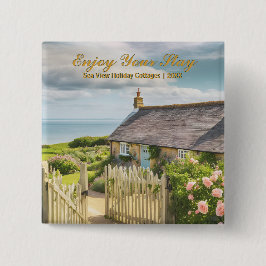 ホリデーホームバケーションアコモデーションコテージ写真 缶バッジ