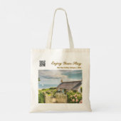 ホリデーホームバケーションキャビンレンタルコテージ写真 トートバッグ (裏面)