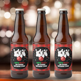 ホリデーボウリング ビールラベル