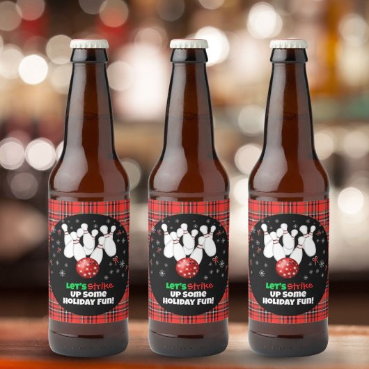 ホリデーボウリング ビールラベル