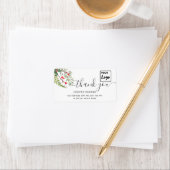 ホリデーボタニカルカスタムホリー感謝していロゴあなたcl ラベル (インサイチュ)