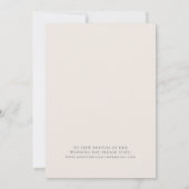 ホリデーボタニカルシャンパンエロペメントアナウンスメント 招待状 (裏面)