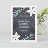 ホリデーボタニカルパーティの招待状 招待状 (スタンド正面)
