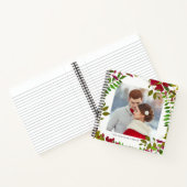 ホリデーボタニカルフォトと名前ノート ノートブック (内部)