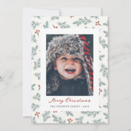 ホリデーボタニカルベリーカード シーズンカード