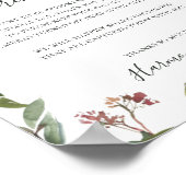 ホリデーボタニカル |白抜き式 ポスター (角)