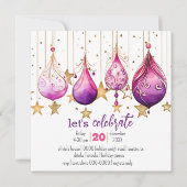 ホリデーボーお洒落ブルズパーティー 招待状 (正面)