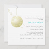 ホリデーボーきらめくルズブライダルシャワー 招待状 (裏面)