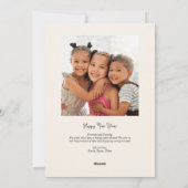 ホリデーボーフォトホリデーカード シーズンカード (裏面)