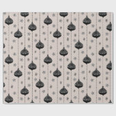 ホリデーボーブルスモダンクリスコンテンポラリーマス ラッピングペーパー (フラット)