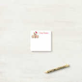 ホリデーポストイットノート – サンタベアーポストイットノート ポストイット (デスク上)