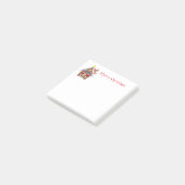 ホリデーポストイットノート – ジンジャーブレッドハウス ポストイット (アングル)