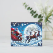 ホリデーポストカードサンタ シーズンポストカード (スタンド正面)