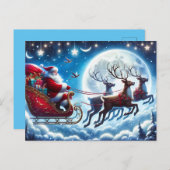 ホリデーポストカードサンタ シーズンポストカード (正面/裏面)