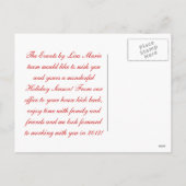 ホリデーポストカード (裏面)