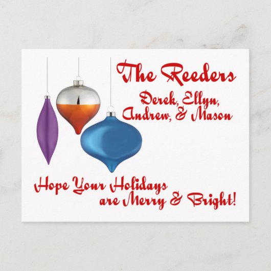 ホリデーポストカード (正面)