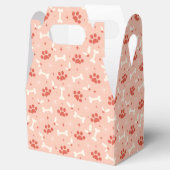 ホリデーポーズ&ボーンズのクリスマスパターン フェイバーボックス (オープン)