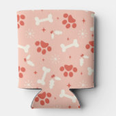 ホリデーポーズ&ボーンズのクリスマスパターン 缶クーラー (裏面)