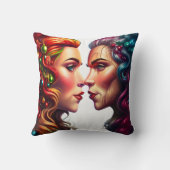 ホリデーポートレートオブトゥーウィメンズ クッション (裏面)