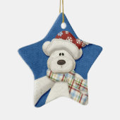 ホリデーポーラベアオーナメント セラミックオーナメント (右)