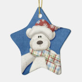 ホリデーポーラベアオーナメント セラミックオーナメント (左)