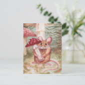 ホリデーマウスとキノコ シーズンポストカード (スタンド正面)