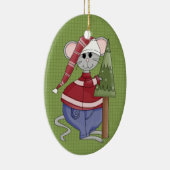 ホリデーマウスセラミッククリスマスオーナメント セラミックオーナメント (右)