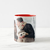ホリデーマグカップ(写真入り) ツートーンマグカップ (中央)