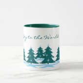 ホリデーマグコーヒーカップフェスティバルクリスマスツリーカップ マグカップ (中央)