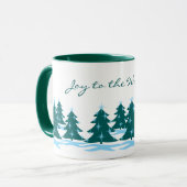 ホリデーマグコーヒーカップフェスティバルクリスマスツリーカップ マグカップ (正面左)