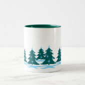 ホリデーマグコーヒーカップフェスティバルスタイリッシュホリデーカップ ツートーンマグカップ (中央)