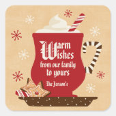 ホリデーマグステッカー スクエアシール (正面)