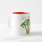 ホリデーマグメレカリキマカ ツートーンマグカップ (正面左)