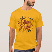 ホリデーマジックのクリスマスTシャツペア Tシャツ (正面)