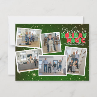 ホリデーマジックの写真カードを信じて シーズンカード