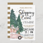 ホリデーマーケットショッピング 招待状 (正面/裏面)