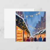 ホリデーマーケット メリークリスマス ハンドペイントカード シーズンカード (正面/裏面)