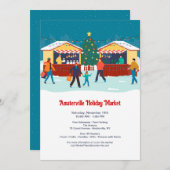 ホリデーマーケット 招待状 (正面/裏面)