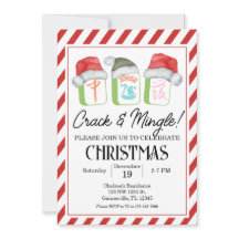 ホリデーマージャンパーティー編集可能招待状、マージャン