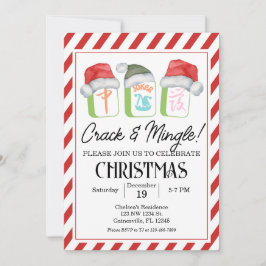 ホリデーマージャンパーティー編集可能招待状、マージャン 招待状