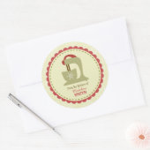 ホリデーミキサー/ミキサーラベルシール ラウンドシール (封筒)