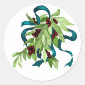 ホリデーミスタントー封筒用シールフォーエイミー ラウンドシール (正面)