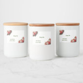 ホリデーミックスポインセチアプラント フードラベル (ボトル)