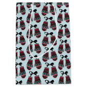 ホリデーミッテンスウォーミングスクリスマス抱き枕 ミディアムペーパーバッグ (正面)