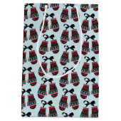 ホリデーミッテンスウォーミングスクリスマス抱き枕 ミディアムペーパーバッグ (裏面)