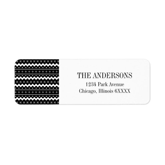 ホリデーミッテンズウォームウィッシュ住所 シール (正面)