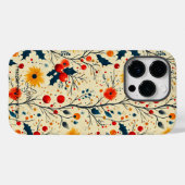 ホリデーミニマ芸術的リストフェスティバルフローラデザイン Case-Mate iPhoneケース (裏面 (横))