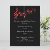 ホリデーミュージカルリサイタルプログラム 招待状 (スタンド正面)
