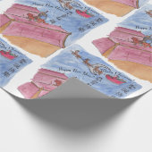 ホリデーミート&あいさつ#1 (Chrimas) ラッピングペーパー (角)