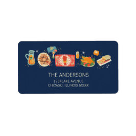 ホリデーミールの心地よいとジョイアドレス ラベル